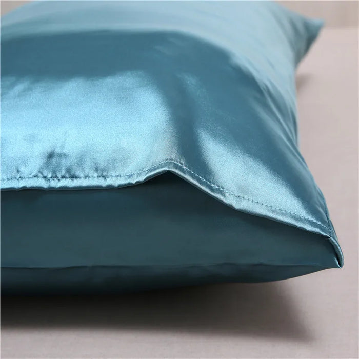 Silk Satin Pillowcase with Hidden Zipper – Smooth & Skin-Friendly