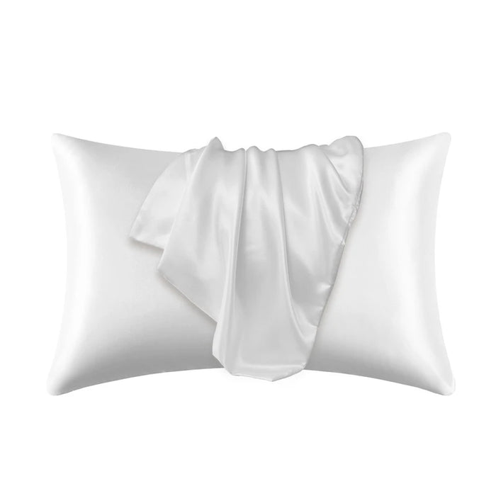 Silk Satin Pillowcase with Hidden Zipper – Smooth & Skin-Friendly