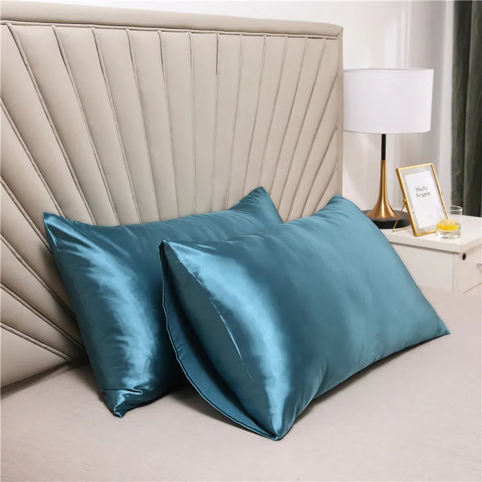 Silk Satin Pillowcase with Hidden Zipper – Smooth & Skin-Friendly
